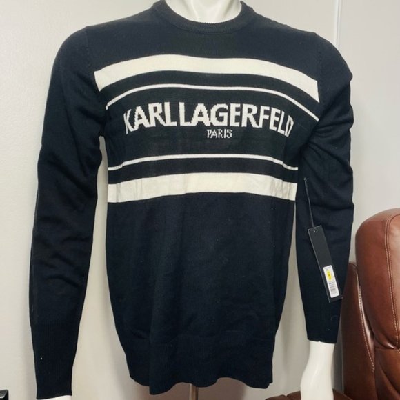 Karl Lagerfeld Sweater Men Black Size M - Picture 2 of 10